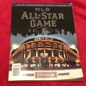 MLB ALL-STAR GAME PROGRAM, 2013 Collectible, baseball